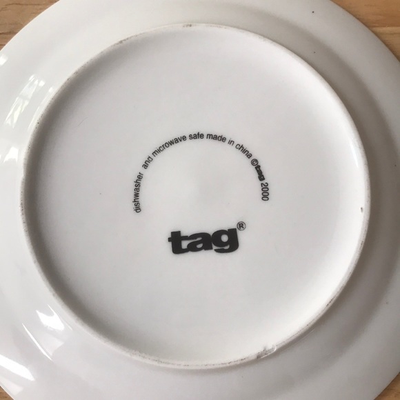 🏖️2/6.00🏖️ TAG 2000 edition collector plate, cookies w Santa - Picture 4 of 8